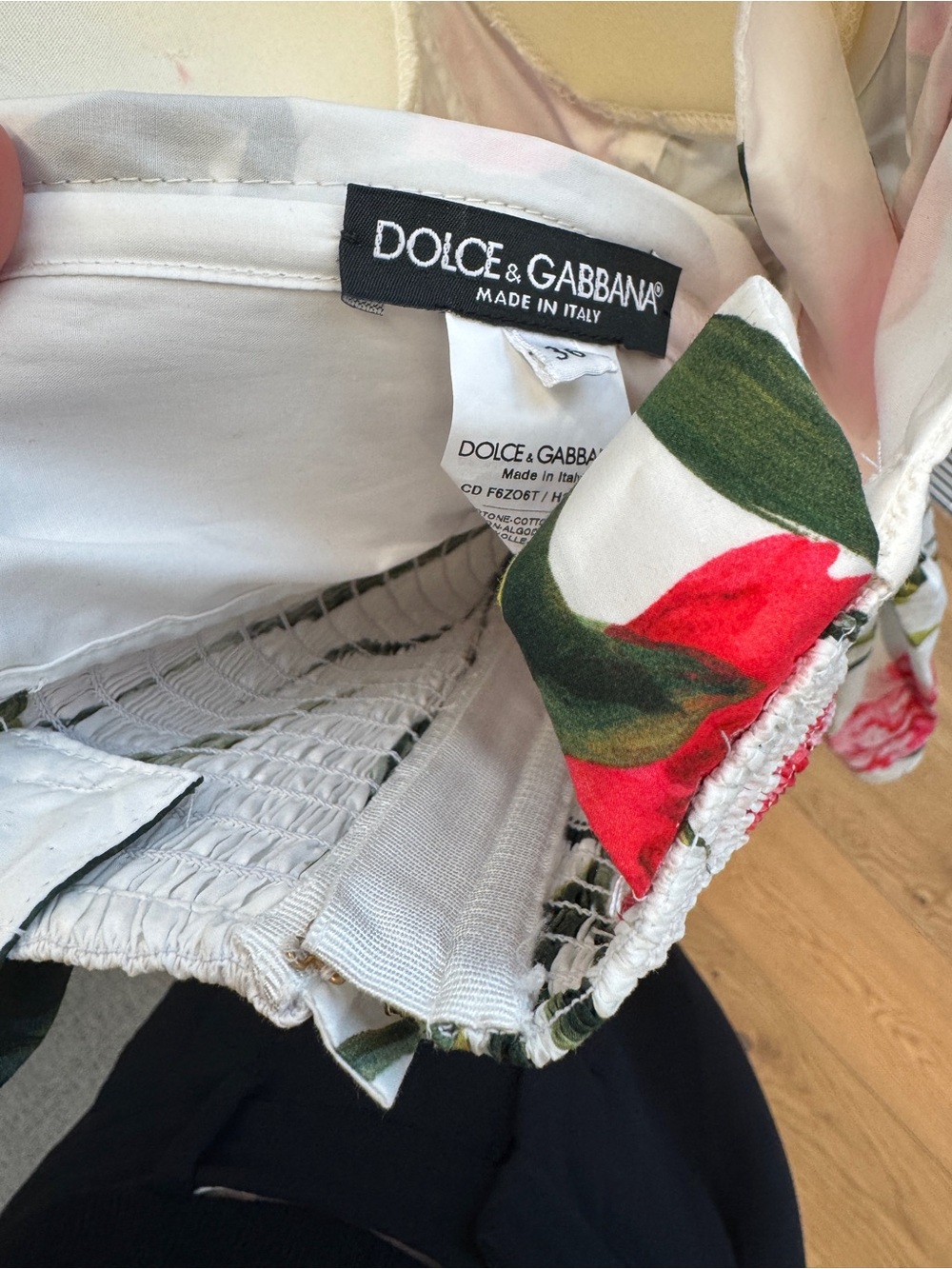 Dolce & Gabbana pleated poplin floral Mini Dress - Picture 9 of 13